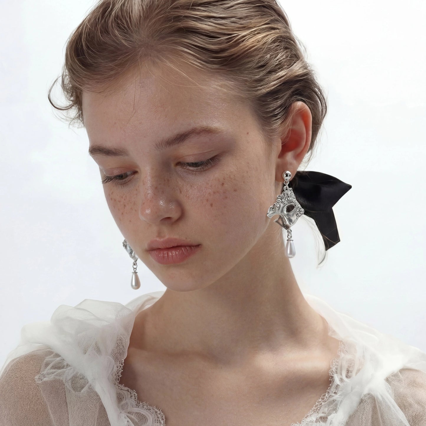 Venice Mask Earrings | Najera Studio