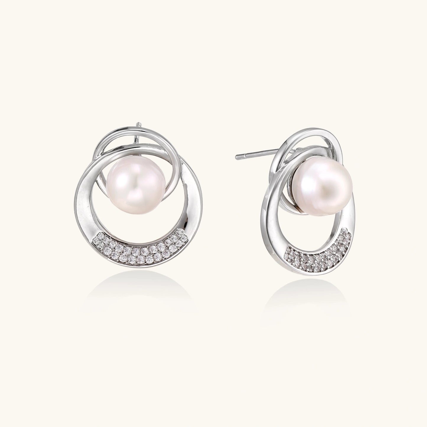 Pearl Orbit Studs | Najera Studio